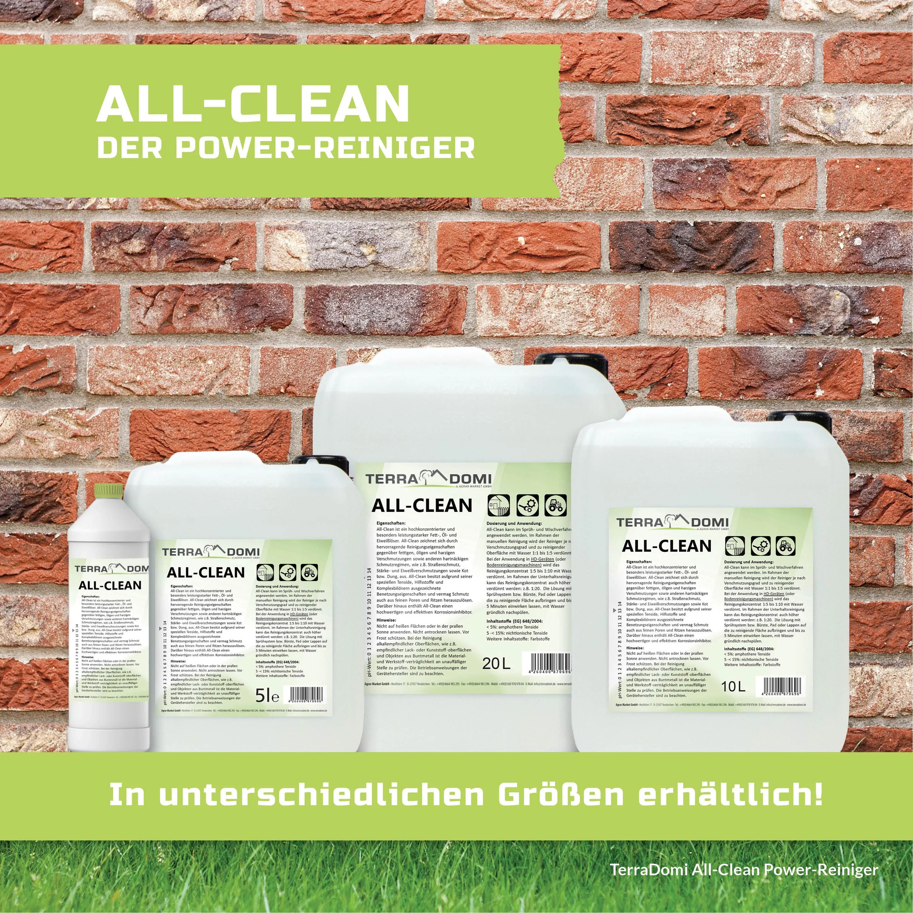 ALL-Clean - 5 L Reinigungsmittel für hartnäckige Verschmutzungen - Image 3