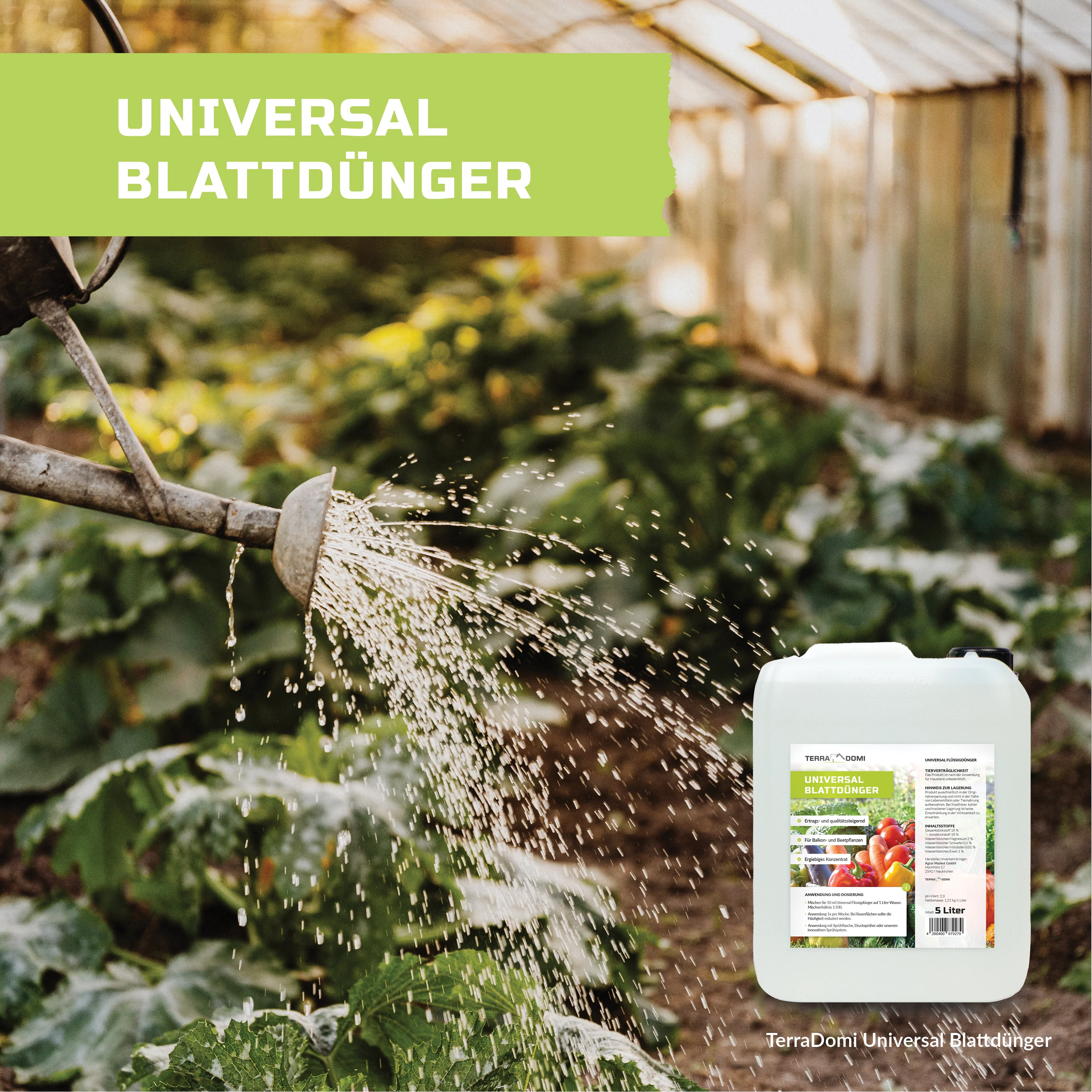 TerraDomi Blattdünger Universal | Konzentrat für Rasen, Gemüse und Beete | Spezialdünger - Image 8