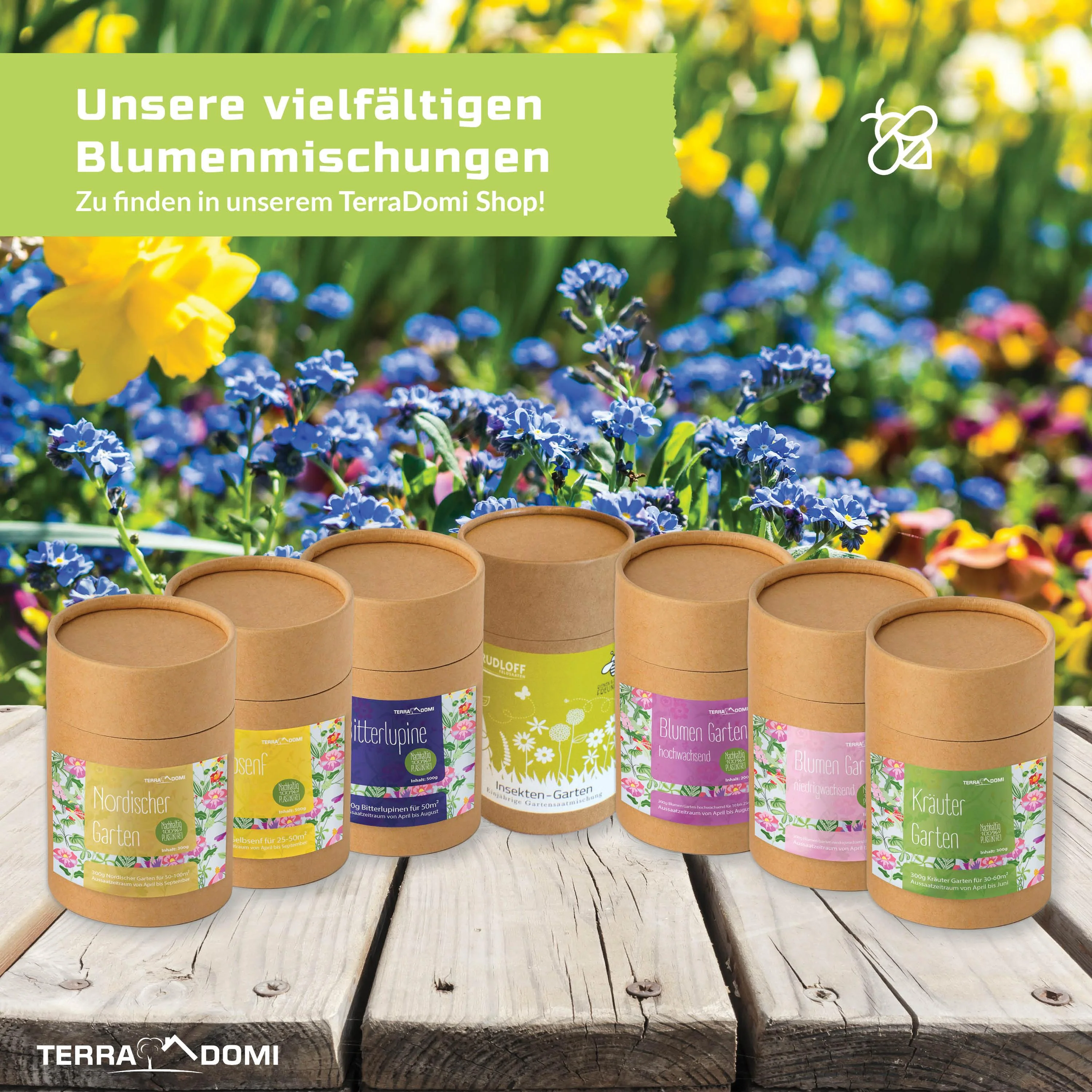 Blumen-Garten 200g niedrigwachsende Blumenmischung - Image 6
