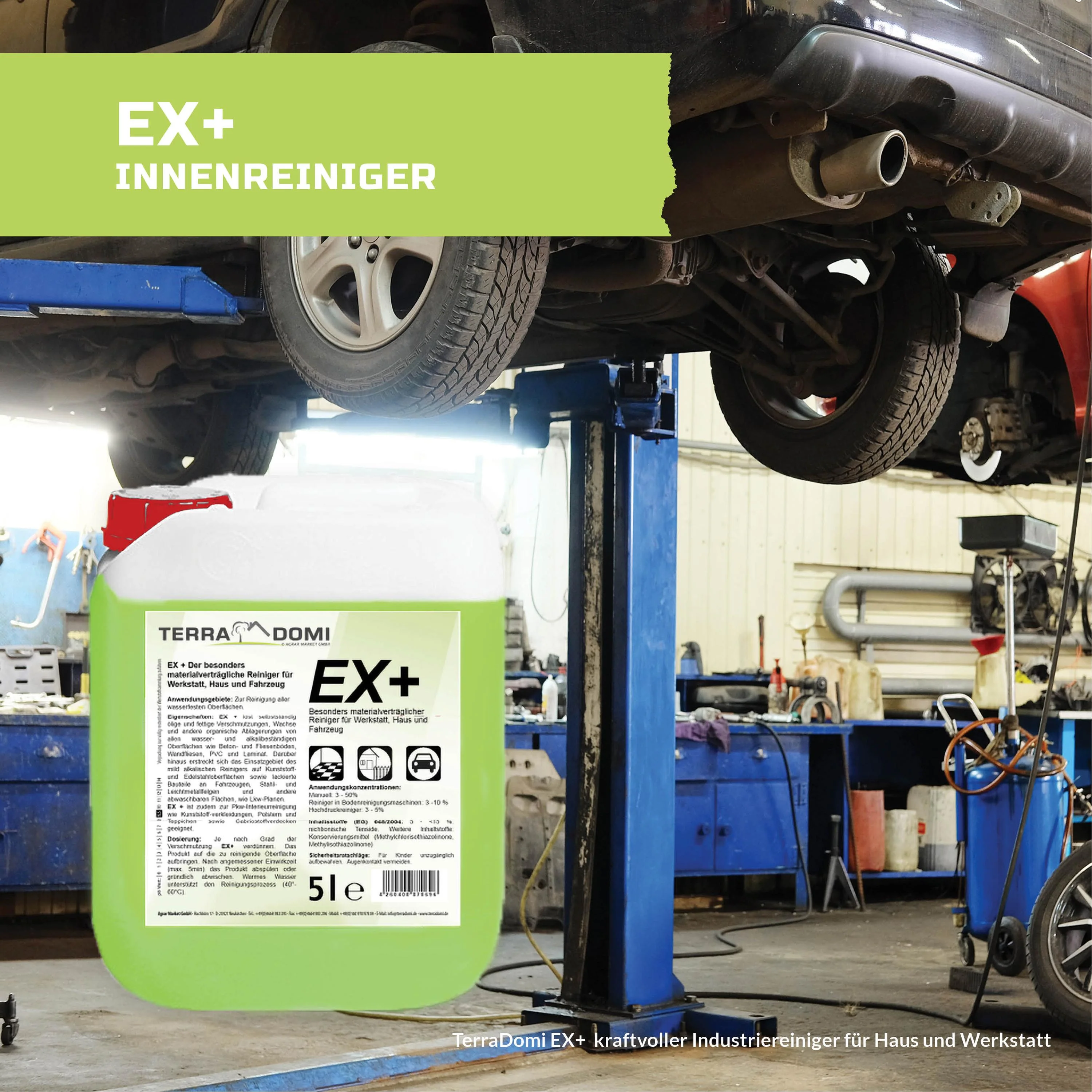 EX+ Reiniger - 5 Liter- Reinigungsmittel für Boden, Maschinen, Betrieb & Werkstatt - Image 5