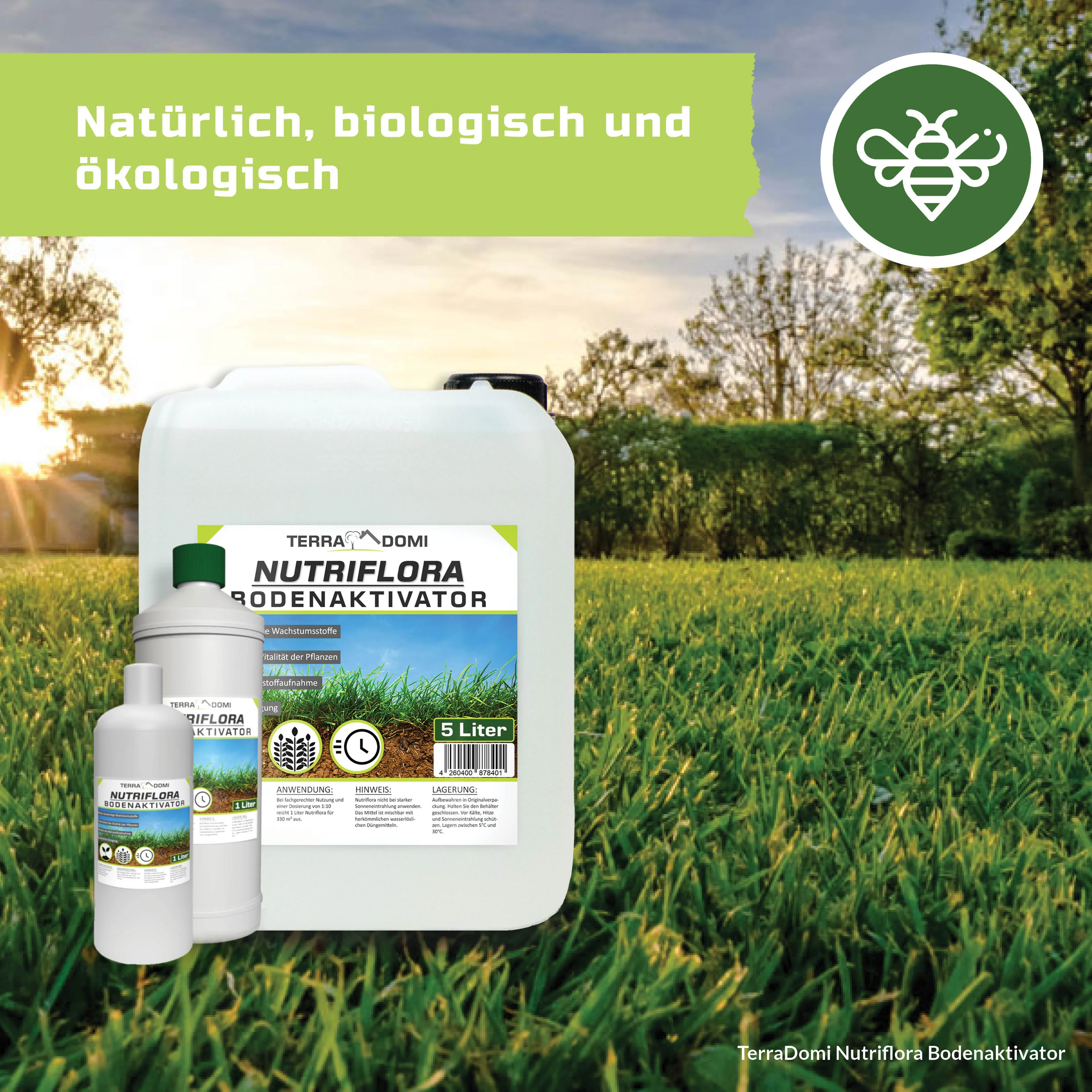 Nutriflora Bodenaktivator, Flüssigdünger für 20% mehr Wachstum und Ertrag - Image 5
