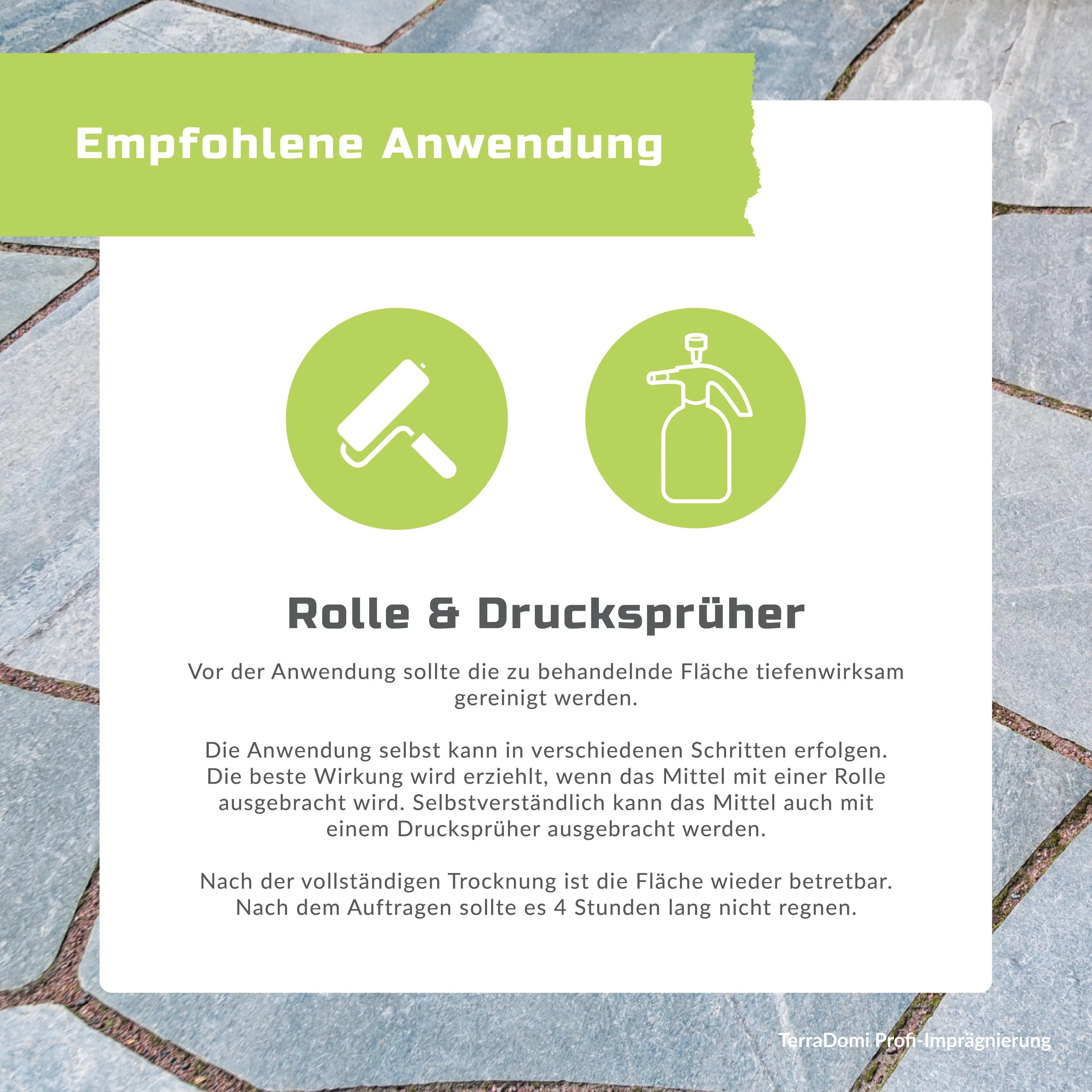 TerraDomi Steinimprägnierung 1 Liter anwendungsfertig | Hochwertige Steinversiegelung - Image 4