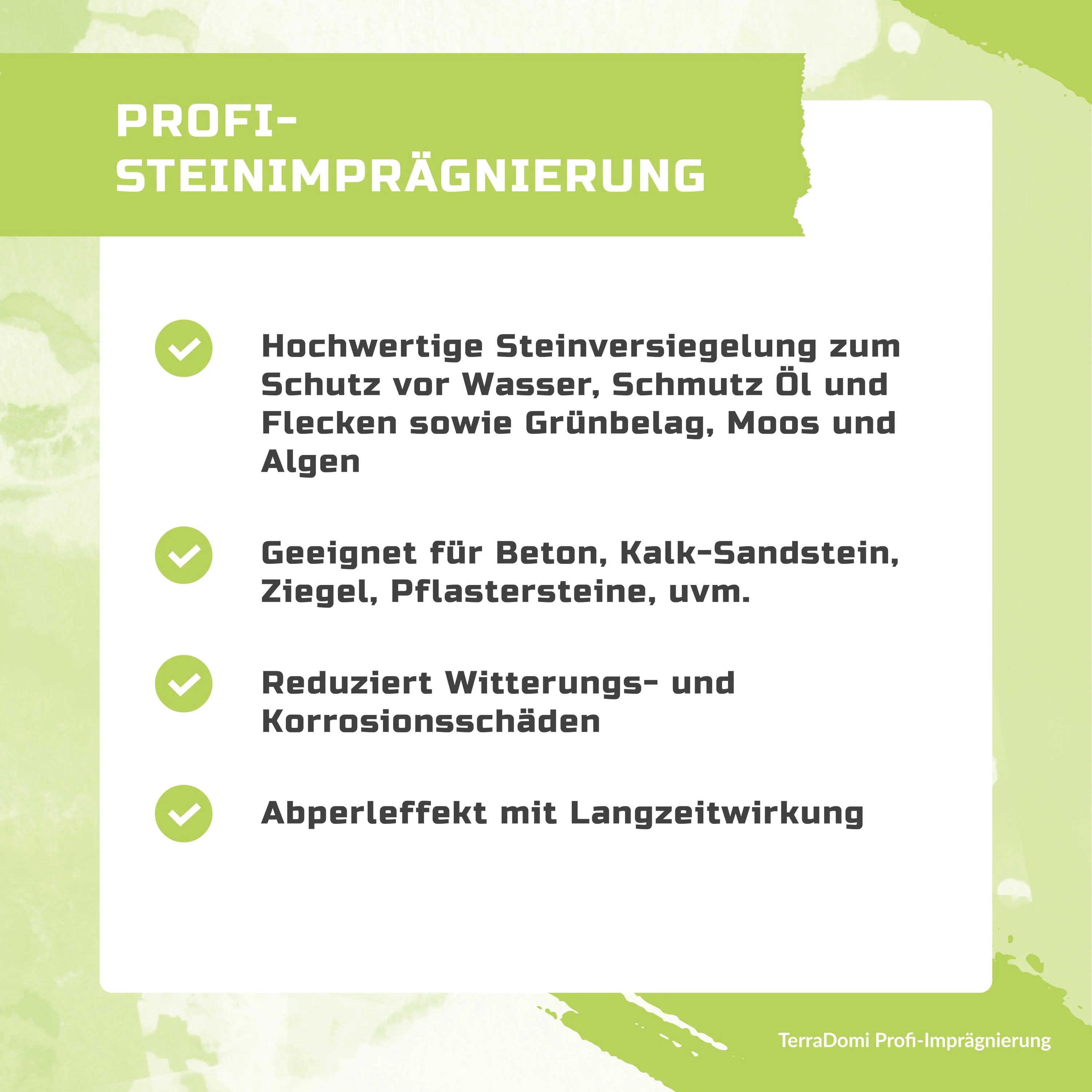 TerraDomi Steinimprägnierung 1 Liter anwendungsfertig | Hochwertige Steinversiegelung - Image 6