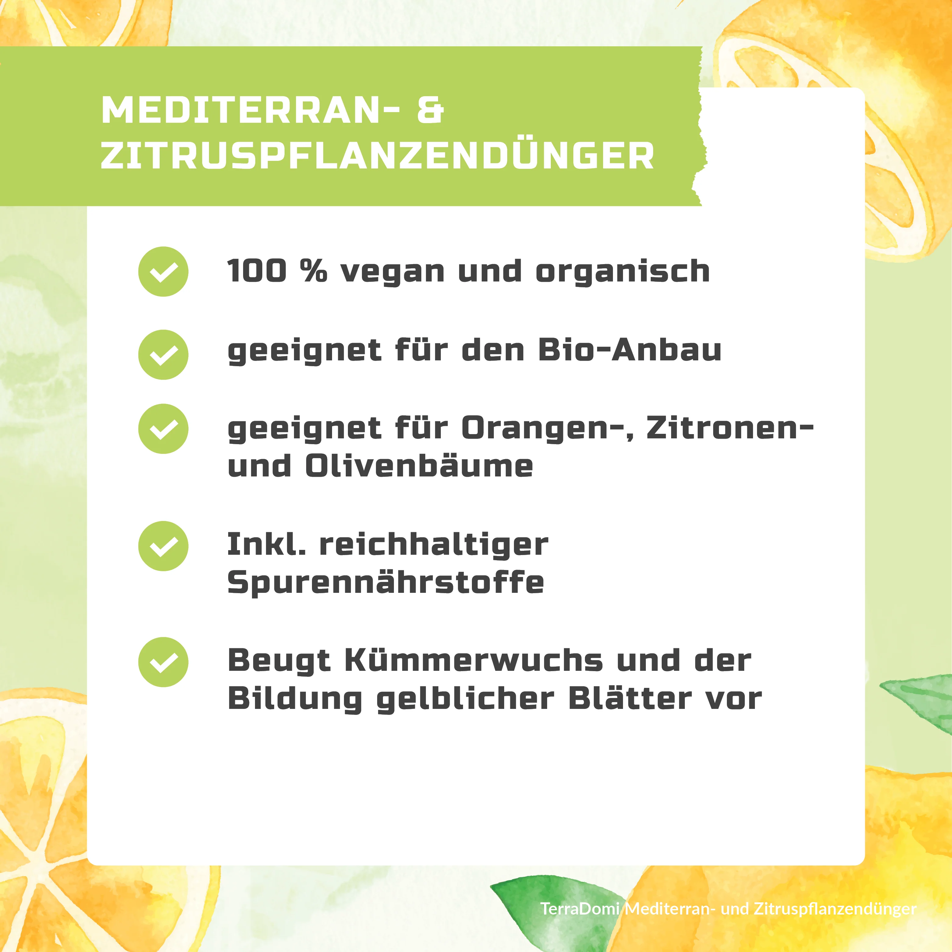 TerraDomi Mediterran- & Zitruspflanzendünger 1 Liter Flüssigdünger Konzentrat - Image 3