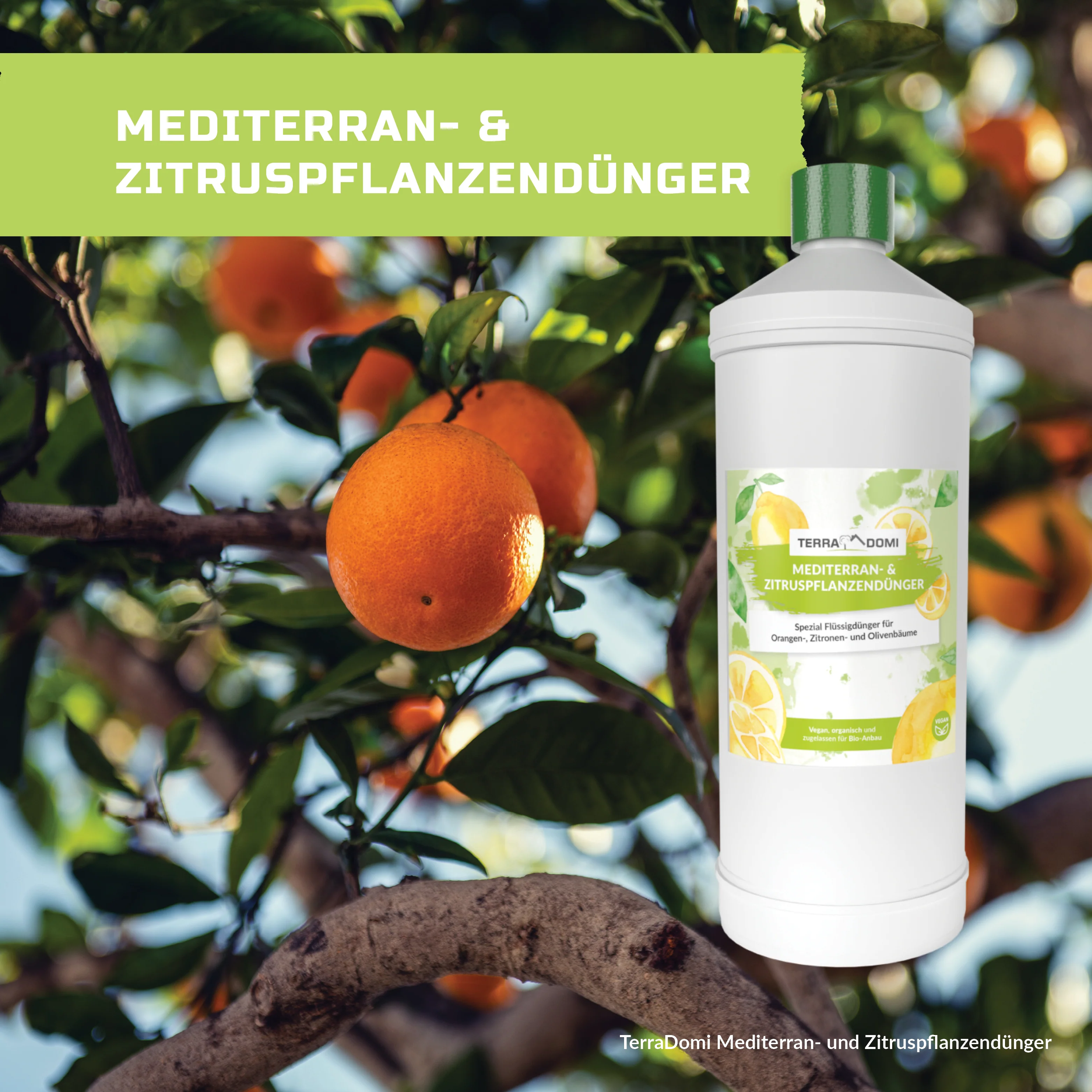 TerraDomi Mediterran- & Zitruspflanzendünger 1 Liter Flüssigdünger Konzentrat - Image 7